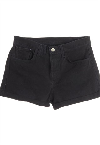 1990S ROLL HEM DENIM SHORTS - W28
