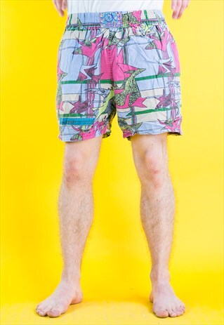 VINTAGE SWIMMING BEACH SHORTS