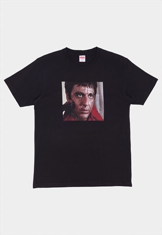 Rare 2017 Supreme Black Scarface Shower T-shirt | Nordic Poetry | ASOS ...