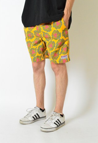 VINTAGE 80S COLOURFUL ABSTRACT SHORTS