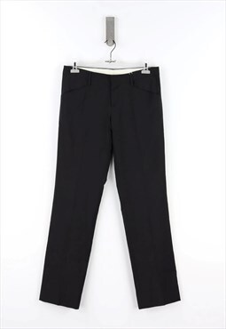 Dolce & Gabbana Regular Fit Classic Trousers in Black - 48
