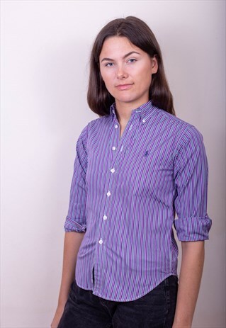 RALPH LAUREN PINSTRIPED SHIRT