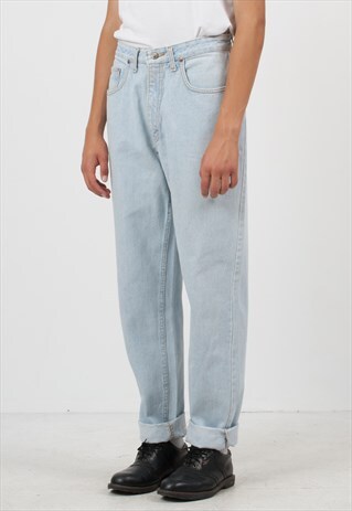 VINTAGE LIGHT BLUE LEE DENIM JEANS