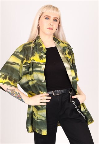 VINTAGE PATTERN SHIRT NS522