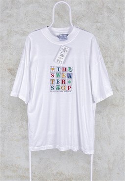 Vintage The Sweater Shop T Shirt NEW RARE 90s XL