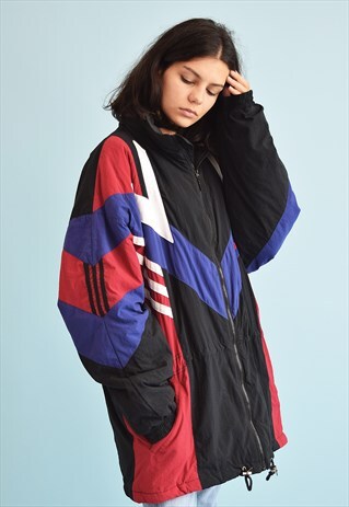 90'S RETRO ADIDAS OVERSIZED ATHLEISURE PARKA PUFFER JACKET