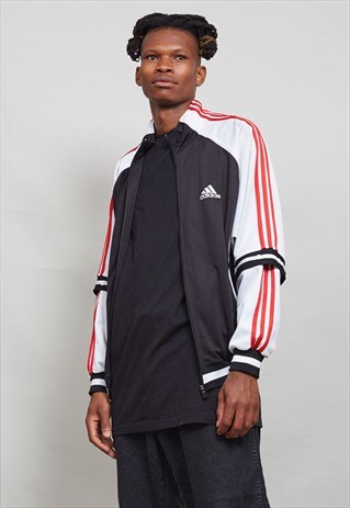 VINTAGE OVERSIZED MESH ADIDAS SPORTS JACKET