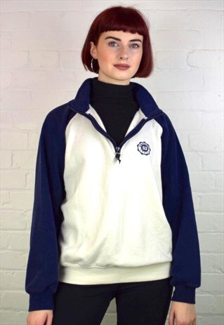 VINTAGE 90'S 1/4 ZIP SWEATSHIRT