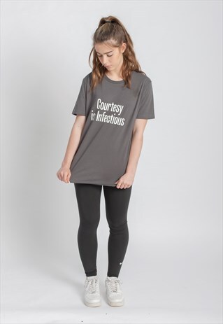 COURTESY IS INFECTIOUS T-SHIRT