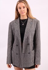 Vintage Imperial Double-breasted Blazer in Grey