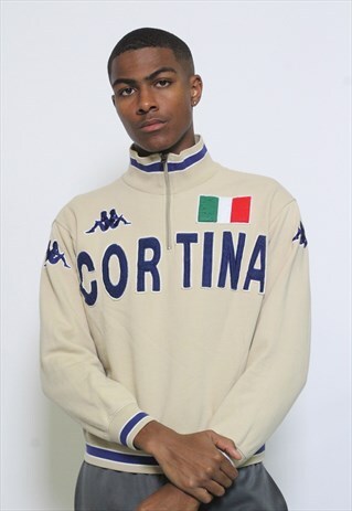 VINTAGE KAPPA 1/4 ZIP SWEATSHIRT