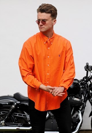 RALPH LAUREN USA LUMINOUS ORANGE VINTAGE SHIRT
