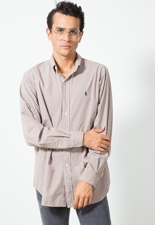 VINTAGE POLO RALPH LAUREN SHIRT / S4753