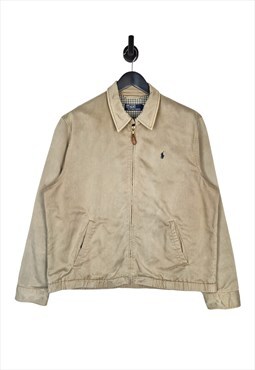 Y2K Men's Polo Ralph Lauren Harrington Jacket Size Large