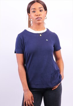 Vintage Lacoste Towelling T-Shirt in Blue