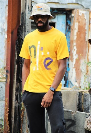 RETRO / EARLY 90'S / NIKE / YELLOW T-SHIRT