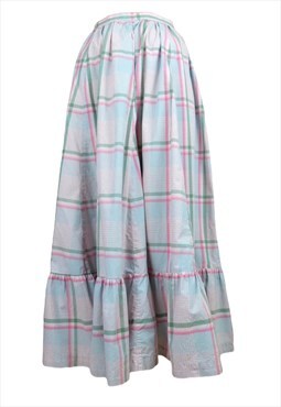 Vintage 80s Maxi Skirt Ralph Lauren Preppy Cottage Prairie