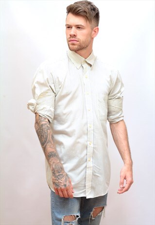 VINTAGE SUBTLE STRIPED CHAPS BY RALPH LAUREN SHIRT