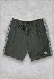 Green Umbro Shorts Taped Seam Large