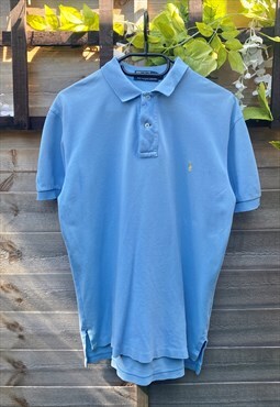 Vintage polo Ralph Lauren baby blue polo shirt small 