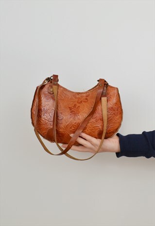 MINI LEATHER SHOPPER