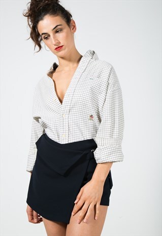 VINTAGE 80S CLASSIC TOMMY HILFIGER SHIRT / S4491
