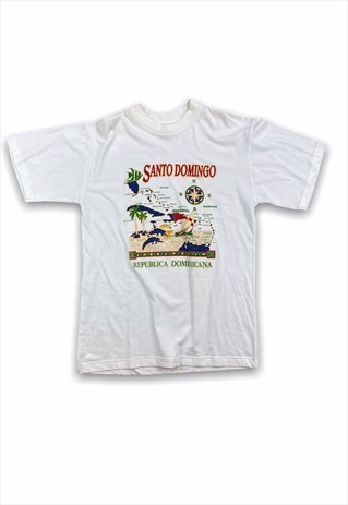 VINTAGE 90S DOMINICAN REPUBLIC TOURIST T-SHIRT
