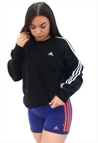 90'S RETRO BLACK SWEATSHIRT