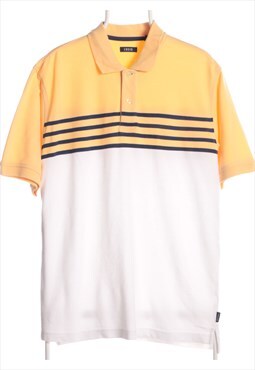 Vintage 90's Izod Polo Shirt Short Sleeve Yellow Men's Large
