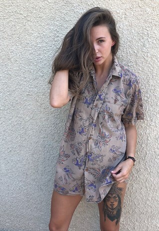 OVERSIZED RETRO 90S 80S VINTAGE UNISEX FESTIVAL SHIRT