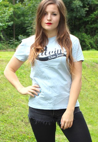 VINTAGE 90S CALVIN KLEIN JEANS USA T-SHIRT - MEDIUM - CK