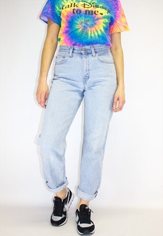 VINTAGE 80'S PERFECT FIT HIGH WAIST MOM JEANS