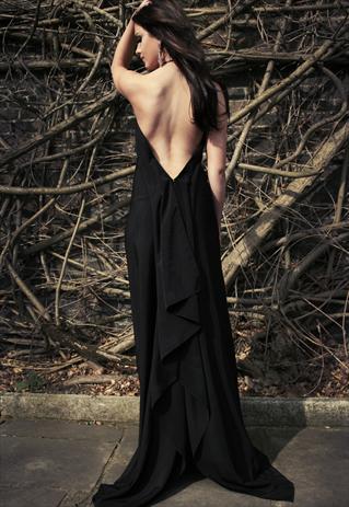 PEACOCKS DRESS BCK