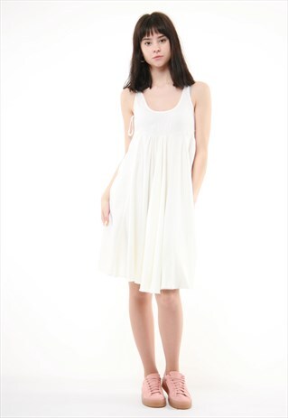 VINTAGE RARE PRADA WHITE MIDI DRESS 757