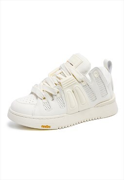 Chunky sole skater shoes classic trainers platform shoes