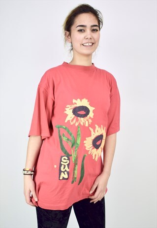 VINTAGE 90'S FLOWER T-SHIRT