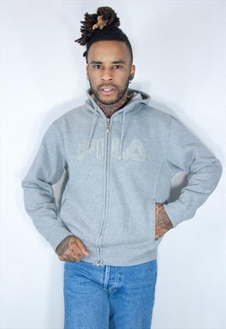 FILA VINTAGE HOODIE GREY
