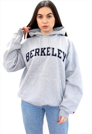 90'S RETRO GREY AMERICAN HOODIE