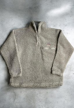 Vintage 90s Giorgio Gio Tech Sherpa Quarter-Zip Fleece 