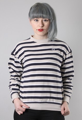 VINTAGE FRED PERRY SWEATSHIRT JUMPER SMALL