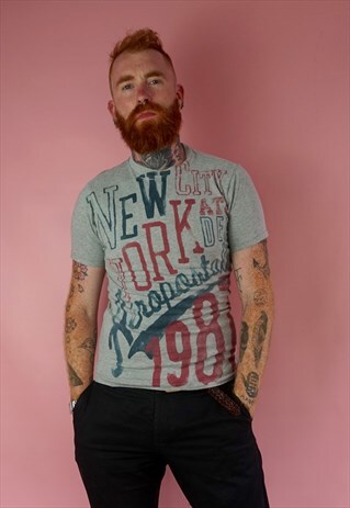 VINTAGE GREY T-SHIRT