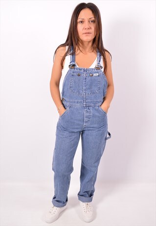 VINTAGE LEE DENIM DUNGAREES BLUE