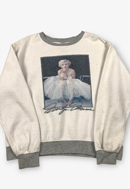 Vintage Marilyn Monroe Graphic Fleece Sweatshirt BV17966