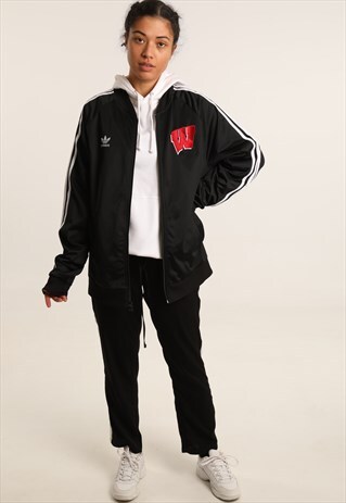 VINTAGE ADIDAS EMBROIDERED TRACK JACKET