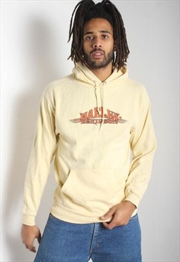 Vintage Harley Davidson Y2K Sweatshirt Hoodie Cream