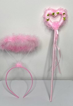 Angel Halloween Costume Accessories - Pink