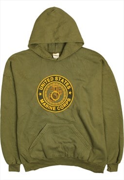 Active 90's United States Marine Corps Pullover Hoodie XXLar