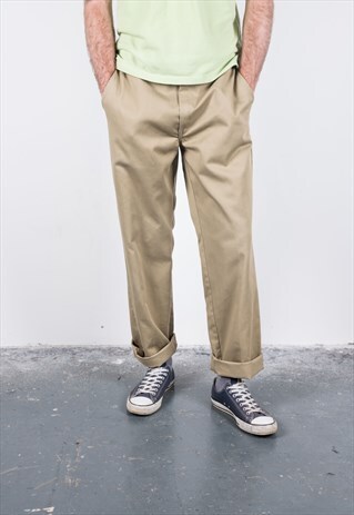 VINTAGE 1980S BEIGE CARHARTT TROUSERS