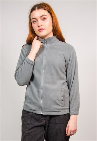 VINTAGE 90'S GREY FLEECE JACKET