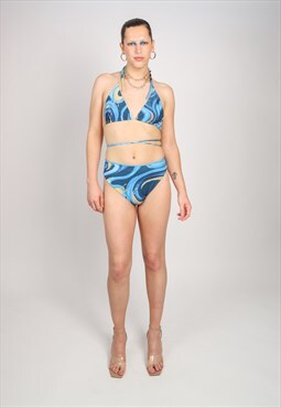 'APHRODITE' Bikini Bottoms In Blue